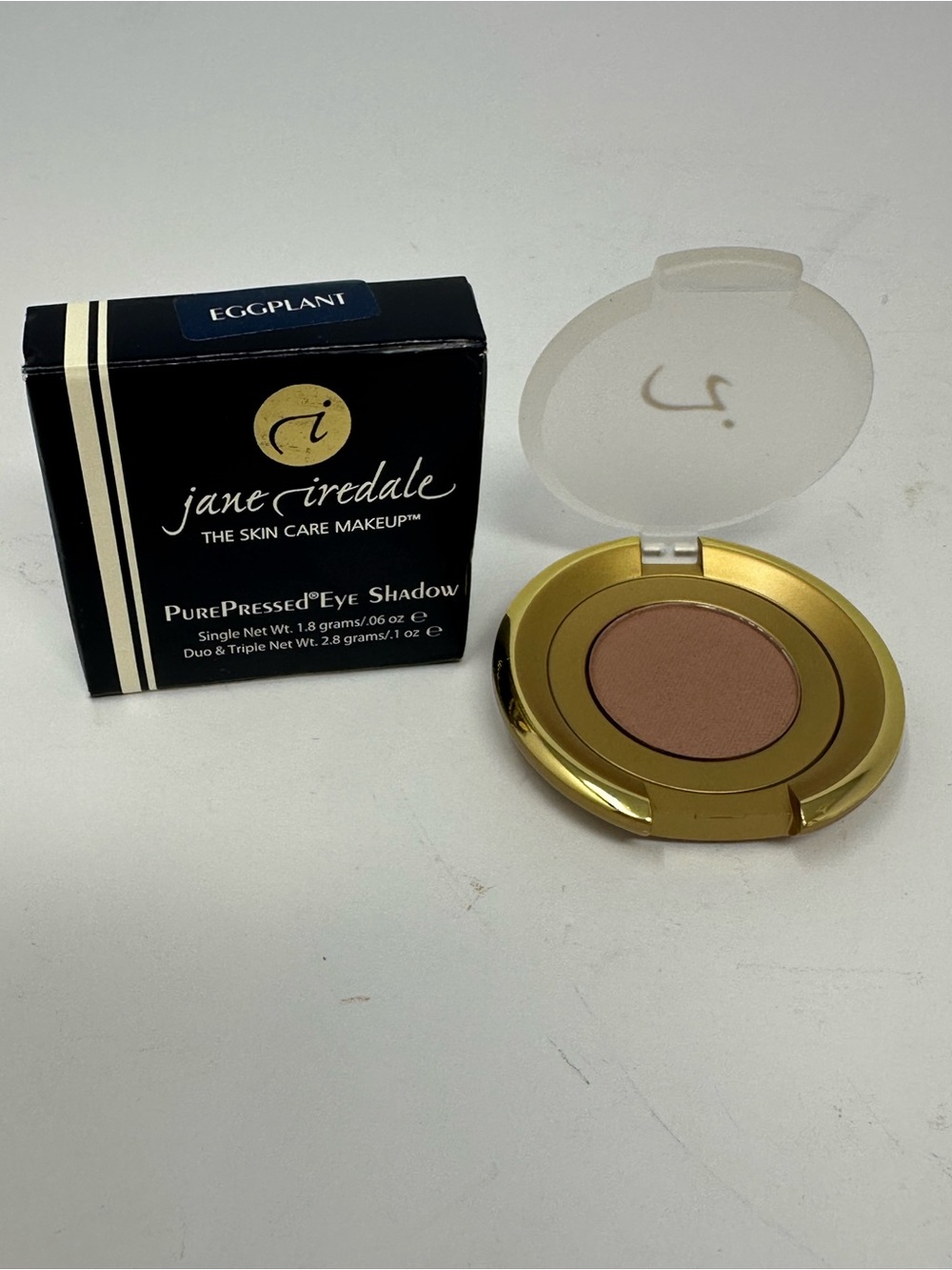 NEW!! Jane Iredale PurePressed Eye Shadow Eggplant A4